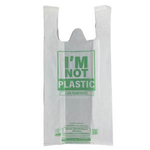 Bolsas de Camiseta Biodegradables de Fábrica con 22 Años de Experiencia, Bolsas de Compras Reciclables para Mercados de Agricultores - Product Image 4
