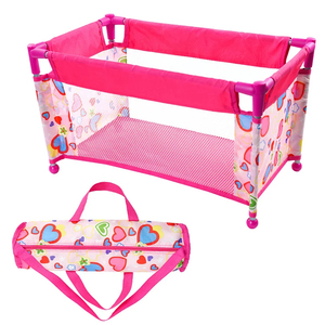 Babeside 17-22 "Doll Pack N Play Baby Doll <span class=keywords><strong>Cunas</strong></span> Muñeca plegable Corralito <span class=keywords><strong>de</strong></span> juguete con bolsa <span class=keywords><strong>de</strong></span> almacenamiento y almohadilla <span class=keywords><strong>de</strong></span> pañal extraíble - Product Image 6
