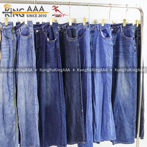 कुंगफुकिंगा शरद के दूसरे हाथ में महिलाओं की जींस बेल-पॉलिएस्टर/कपास सामग्री साफ थोक 90% - Product Image 4