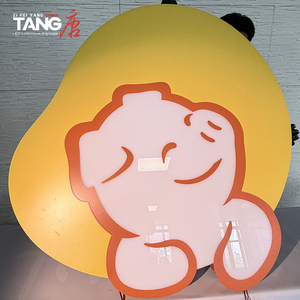 Insegne LED in Vinile Acrilico Serie 3M, Lettere Personalizzate per Negozi, Colore del Carattere Personalizzabile, Durevoli, Impermeabili per Esterni - Product Image 1