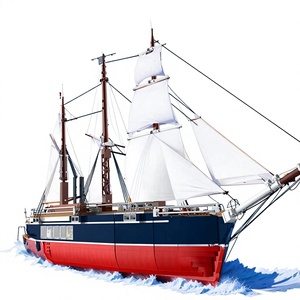 1687 pièces Blocs de construction Modèle de bateau à vapeur Endurance Jouet éducatif en ABS Cadeau Endurance 8+ - Product Image 1