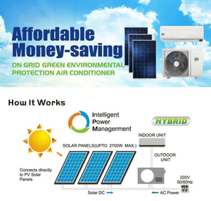 Aire Acondicionado Solar 100% Autónomo con Batería de 48V, 9000btu, 12000btu, 18000btu, 24000btu, para Hogares, Modelo DGA1-DC48V-09/12/18/24K Sol - Product Image 4