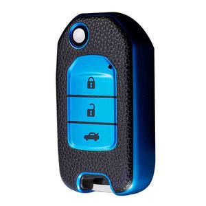 Funda para llave de coche Huanyue con textura de cuero, adecuada para Honda Crider, Spirior, Jade, Accord 9ª generación. - Product Image 2