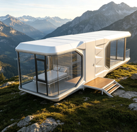 Space Capsule Tiny House For Backyard Living Vacation Rental And Guest Accommodation With Luxury Interior