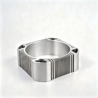 Casing Motor Aluminium Ekstrusi Persegi, Housing Heat Sink CNC, Casing Motor Servo untuk Peralatan Otomasi EV