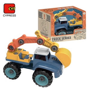 Coche <span class=keywords><strong>de</strong></span> Juguete Ecológico, Camión Excavador <span class=keywords><strong>de</strong></span> Juguete <span class=keywords><strong>de</strong></span> <span class=keywords><strong>Dibujos</strong></span> <span class=keywords><strong>Animados</strong></span>, Juguete Desmontable, Camión <span class=keywords><strong>de</strong></span> Juguete para Desmontar - Product Image 4
