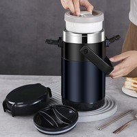 Offre Spéciale Carry-all Thermos Food Jar Isolation multicouche 304 Boîte à bento en acier inoxydable Boîte à lunch thermique
