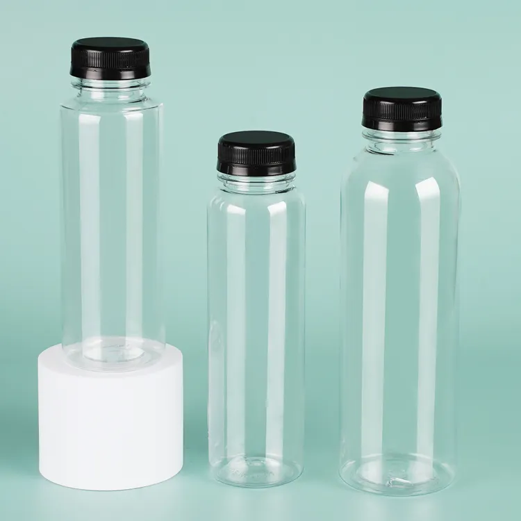 OEM/ODM Cheap 350ml Fresh Juice Packaging Plastic Bottle Empty Water Drink Beverage Bottle