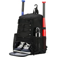 Sac à dos de sport d'extérieur OEM pour adolescents 30-40L, double épaule, pour équipement de baseball, voyage, compartiment pour batte, chaussures et casque