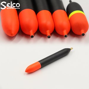 Selco personnalisé poisson-chat en ligne brochet pêche flotteur 8G 15G 20G 25G 30G caoutchouc Orange Balsa phosphore autre forme conception pêche - Product Image 3