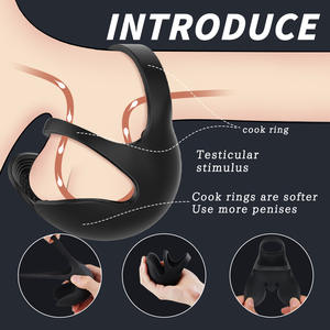 Anillo Vibrador para Pene, Masajeador con Forma de Huevo, Juguete de Estimulación para Adultos, Accesorio Sexual Íntimo para Hombres, Resistente al Agua IPX7 - Product Image 3