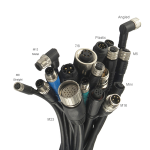 Uyee — câbles de connexion à câbles, connecteurs 3/4/5 broches, 12 broches, M12, connecteur x code vers j1969 <span class=keywords><strong>rj45</strong></span>, rs232, usb db9, <span class=keywords><strong>prise</strong></span> femelle et câble m12 - Product Image 5