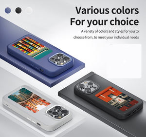 NFC fai da te Smart E inchiostro Display antiurto custodia per telefono cellulare per 17 16 15 12 Pro Max Free-Change <span class=keywords><strong>foto</strong></span> - Product Image 4