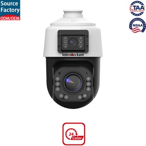 Caméra IP PTZ à double objectif 8MP 4K, 4MP+4MP, zoom optique 20X, caméra de sécurité POE, extérieur, suivi automatique, détection humaine, audio bidirectionnel - Product Image 4