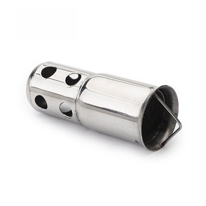 Tubo de escape para motocicleta con silenciador de panal, tapón silenciador, núcleo de contrapresión, hexagonal de 51 mm, sonido silencioso ajustable - Product Image 4