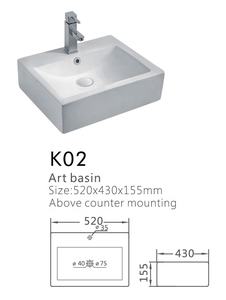 Éviers <span class=keywords><strong>de</strong></span> <span class=keywords><strong>salle</strong></span> <span class=keywords><strong>de</strong></span> bains carrés lavabo, 1 pièce, style européen, <span class=keywords><strong>pas</strong></span> <span class=keywords><strong>cher</strong></span> - Product Image 6