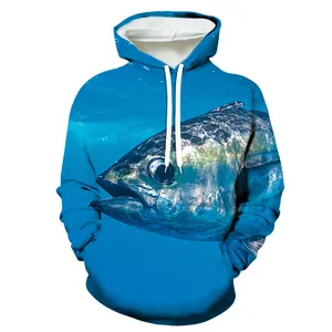 New 3D digital printing hooded pullover for men and women in Europe and America, sold directly by the original manufacturer