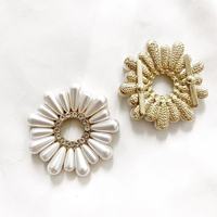 Clips de chaussures détachables en forme de fleur de perle, boucles de chaussures tournesol, ornements décoratifs pour chaussures de mariée et talons hauts