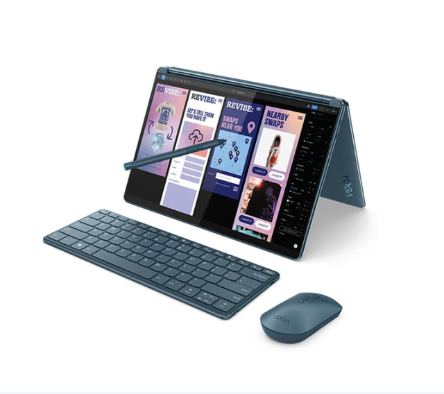 Yoga Book 9i I7-1355U 16GB/1TBSSD/w11/Touch Pen Student Home Business Office Portable Lightweight Laptop