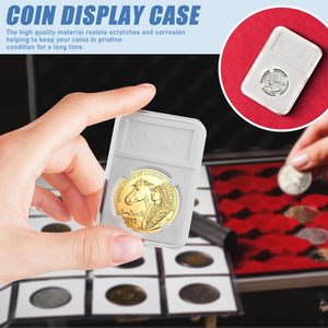 Support de présentation pour pièces de monnaie Morgan Silver Dollar, avec capsule de sécurité à quatre points, étui de collection - Product Image 4