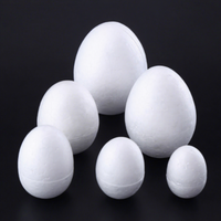Boules en mousse de polystyrène de 3 à 7 cm pour la modélisation, idéales pour la décoration de Noël ou de Pâques, artisanat DIY blanc