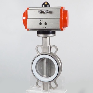 Vanne pneumatique à commande d'air PN16, à siège en PTFE, simple action, en acier inoxydable 304, type PD07 PN16 - Product Image 5