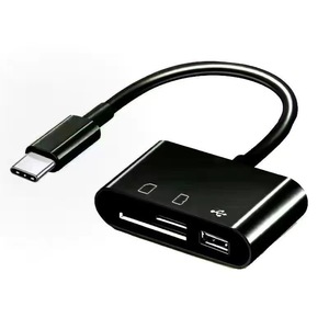 Convertidor de concentrador multipuerto 3 en 1 Tipo C/para IOS a <span class=keywords><strong>USB</strong></span> A OTG adaptador TF lector de tarjetas de memoria SD para teléfono Android y <span class=keywords><strong>port</strong></span>átil - Product Image 4