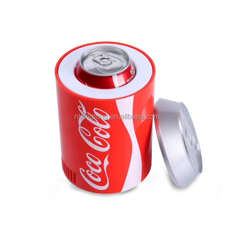 Commercio all'ingrosso 0.5L Coke Può a Forma di Mini Frigorifero Auto Interfaccia USB 5V Portatile Bevanda Fredda Auto Frigorifero