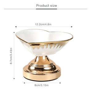 Vente de gros Chandelier en céramique personnalisé en forme de fleur pour la décoration intérieure et les mariages Pots à bougie en porcelaine pour la Saint-Valentin - Product Image 4