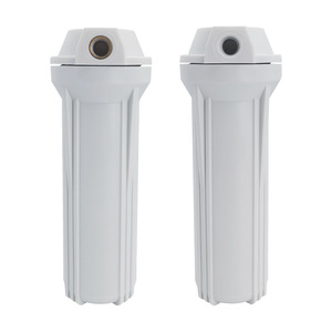 Bouteille filtrante blanche de 10 pouces, filetage universel à 4 points, accessoire de purificateur d'eau, matériau PP résistant à la pression - Product Image 1