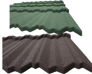 Tôles de toiture en métal revêtues de sable Offre Spéciale Villa <span class=keywords><strong>prix</strong></span>/type de tuiles philippines/bardeaux de toiture bon marché pour Chili Argentine - Product Image 2