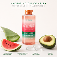 Gel Douche Hydratant Parfum Pastèque Longue Durée avec Niacinamide et Beurre d'Avocat pour une Peau Douce (MSDS)