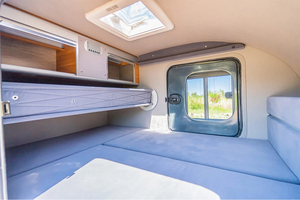 Roulotte Ecocampor, Rimorchio Teardrop, <span class=keywords><strong>Caravan</strong></span> RV, Rimorchio da Viaggio Fuoristrada <span class=keywords><strong>con</strong></span> <span class=keywords><strong>Tenda</strong></span> e Cucina - Product Image 6