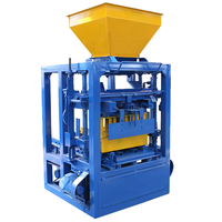 Machine à fabriquer des blocs semi-automatique à faible investissement, machine à fabriquer des briques pleines et creuses en ciment pour le marché d'Afrique et d'Asie du Sud-Est