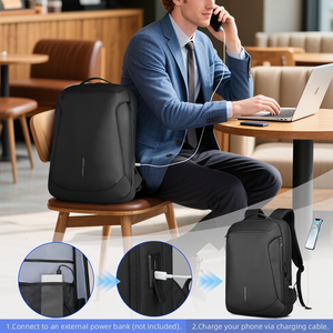 <span class=keywords><strong>Zaino</strong></span> HEROIC KNIGHT personalizzabile con ricarica USB, borsa da lavoro impermeabile espandibile per laptop da uomo, grande capacità, <span class=keywords><strong>idrorepellente</strong></span> - Product Image 6