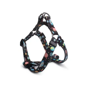 Harnais en nylon multi-usages pour chien, poignée, ceinture, gilet pour animal de compagnie, imprimé de couleurs, culotte, fait sur mesure, 50 pièces, 2 à 4 jours, CN/GUA