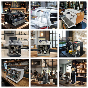 Zilong nồi hơi đôi sang trọng Máy bơm đôi máy pha <span class=keywords><strong>c</strong></span>à phê điện với máy xay Máy pha <span class=keywords><strong>c</strong></span>à phê đa chứ<span class=keywords><strong>c</strong></span> năng cho <span class=keywords><strong>c</strong></span>ửa hàng khách sạn - Product Image 2