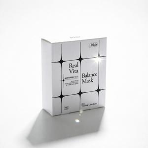 Masque facial coréen Jeisia Real Vita Balance Mask à la vitamine C, en bio-cellulose, hydratant, apaisant et illuminateur pour femmes - Product Image 1