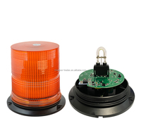 WL27 Base en métal LED Lampe d'avertissement de sécurité Clignotant Lumière d'urgence Signal de camion Lampe rotative Feu stroboscopique Lumière