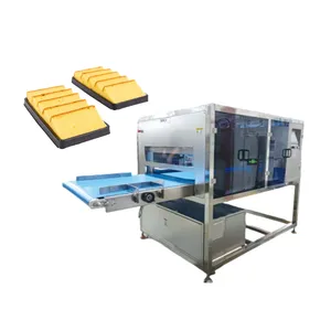 Automatic Commercial Ultrasonic Round Cheese Cake Cutting Cutter Machine Mousse cake cutting machine