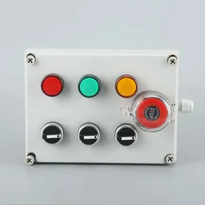 高品質IP667穴プラスチック電気防水ボックス防塵プッシュボタンボックス
