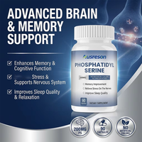 Ausreson OEM Phosphatidylserine L-Théanine : Complément Halal pour la Mémoire, la Concentration et le Sommeil – Capsules de Phosphatidylserine