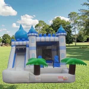 定制商用充气弹跳城堡滑梯儿童聚氯乙烯材料简易设置顺源品牌<span class=keywords><strong>1</strong></span>年保修户外使用 - Product Image 6