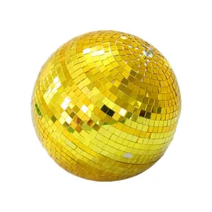 Grosir cermin bola disko merah-Lampu Disko DJ Klub Malam, Dekorasi Pesta Rumah KTV Warna-warni Ukuran Penuh Merah Perak 2021