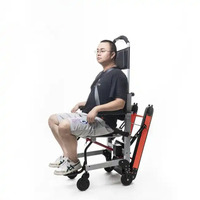 Chaise monte-escaliers électrique en alliage d'aluminium pour personnes à mobilité réduite, capacité de charge de 180 kg, autonomie de la batterie de 1,5 heure