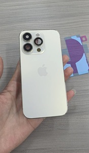 Coque arrière de remplacement en verre de qualité originale pour iPhone 12 13 14 15 Pro Max avec câble flexible et bouton latéral - Product Image 5