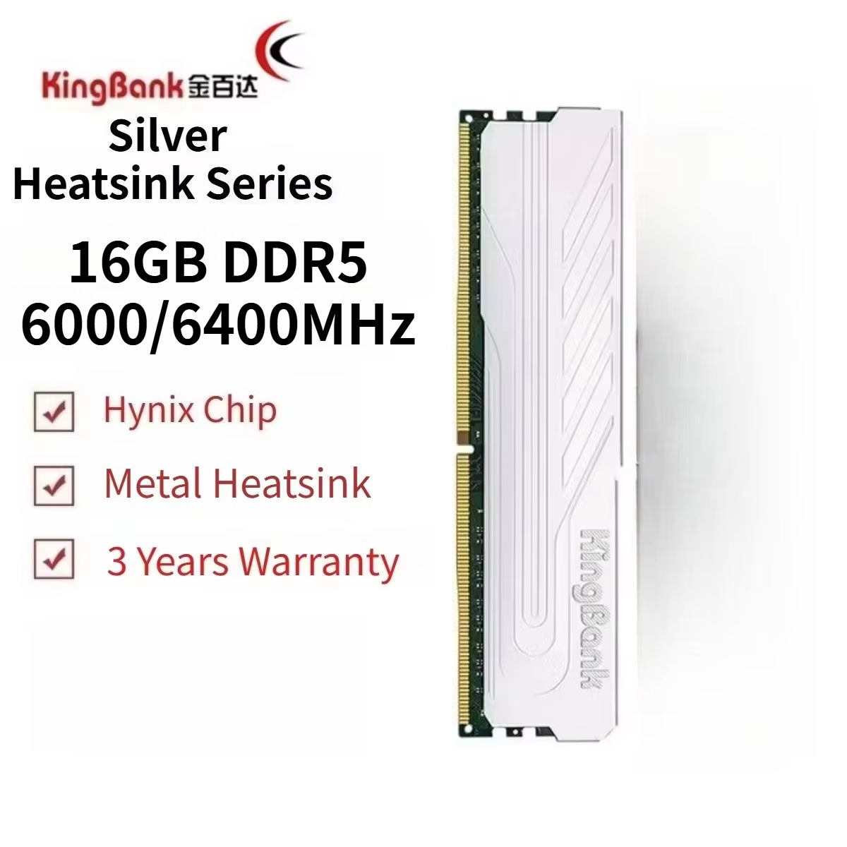 KingBank DDR5 Memory - High Performance & RGB Lighting