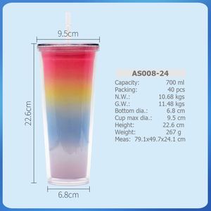 Wholesale Eco-Friendly Reusable Mickey Mouse Tumbler Cups Double Wall PP Kids <b>Bottle</b> With Straw and Ear Lid for Business Gifts - Product Image 3