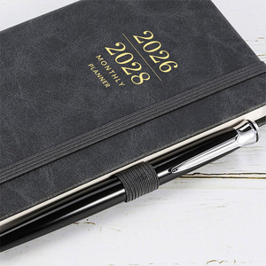 Agenda 2026 en Inglés, Tapa de Cuero A5, Encuadernación en Espiral, Planificador Diario Impreso, Cuaderno Personalizable con Logotipo, Ecológico - Product Image 6