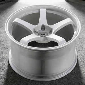 Viaol Custom Size Lightweight 5 Spoke Deep Lip <strong>White</strong> Forged <strong>Wheels</strong> 5x112 5x114.3 5x120 for Sports Car Racing Car BMW Audi - Product Image 4